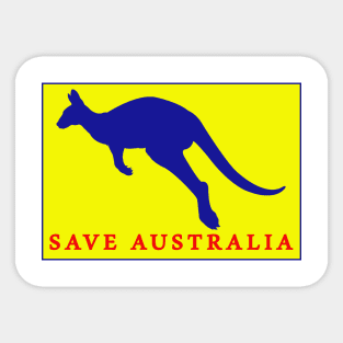 Save Australia Sticker